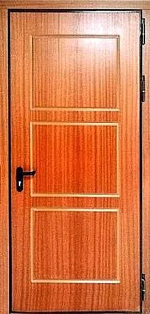 Противопожарная дверь Fahrenheit-90-1 (Противопожарная МДФ) - внешняя сторона