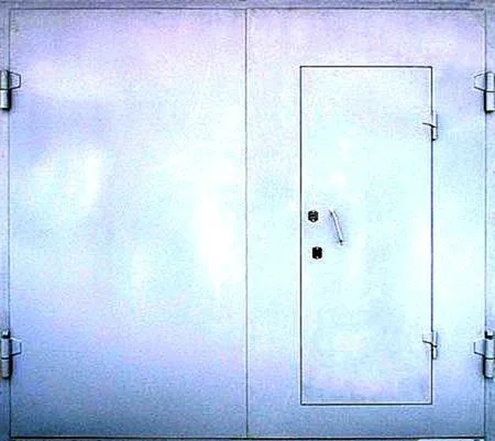 Распашные ворота Grand-14 (Нитроэмаль) - внешняя сторона