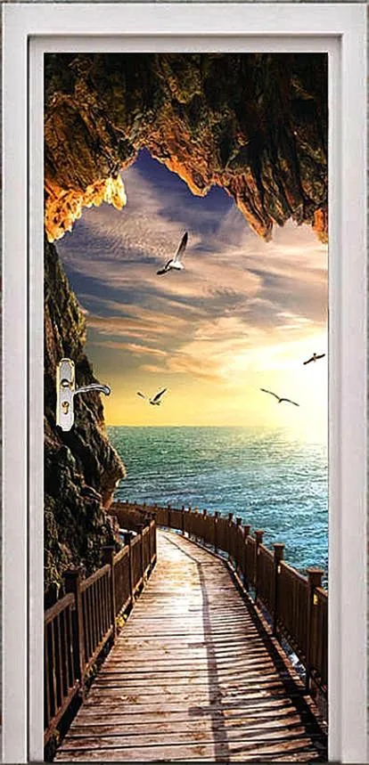 Входная дверь Zerda-14 (Фотопечать / Нитроэмаль) - внешняя сторона